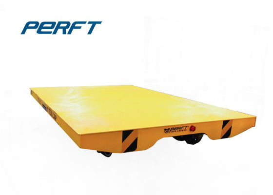 20 T Conductor Low Voltage Rail Transfer Cart Powered Bogie Transport Heavy Duty Materials