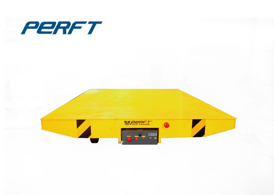 20 T Conductor Low Voltage Rail Transfer Cart Powered Bogie Transport Heavy Duty Materials